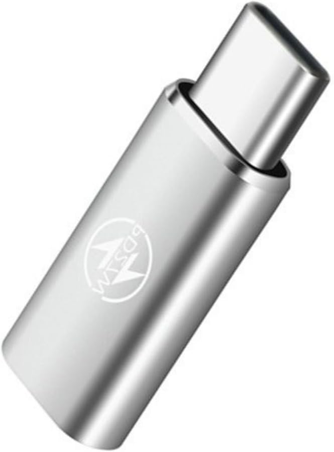 محول أسود 8Pin أنثى إلى USB C ذكر 27 واط شحن سريع لآيفون 15 16 سلسلة سامسونج S24 - Image 4